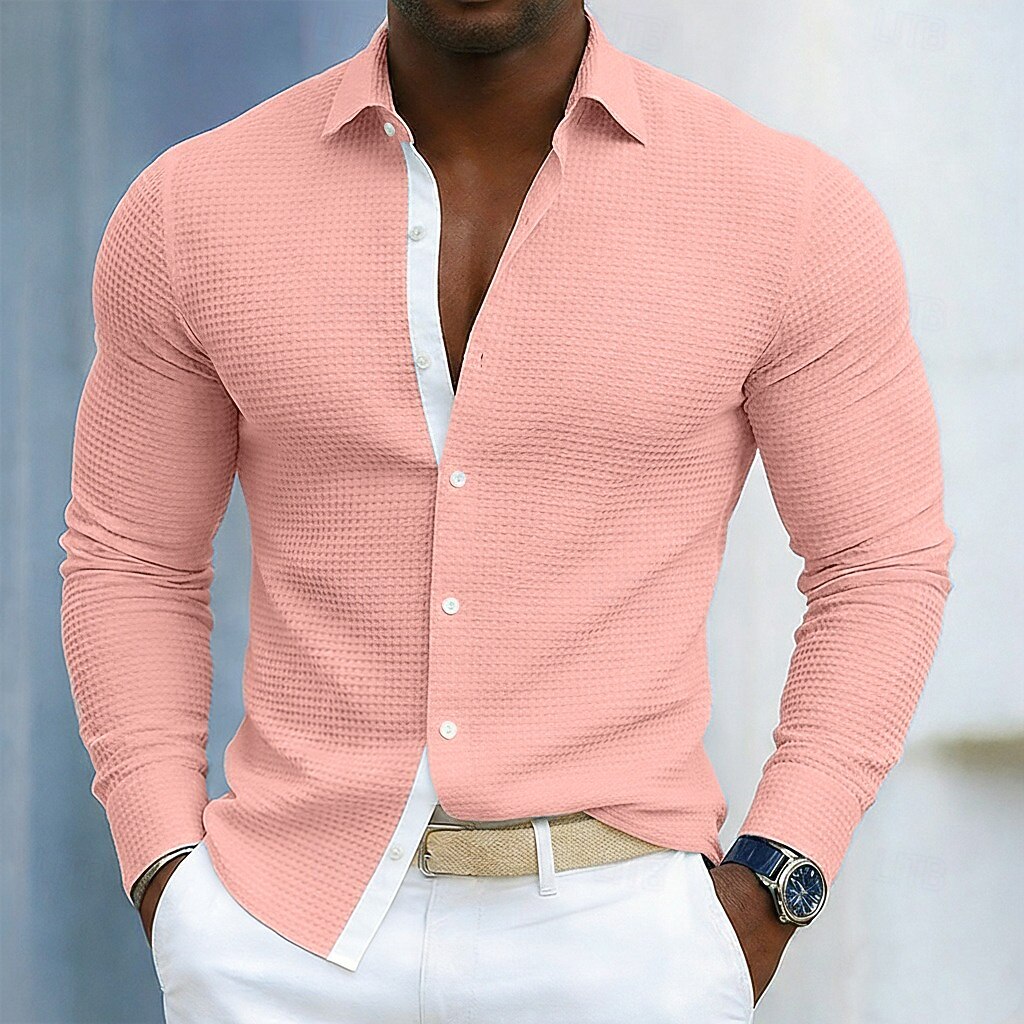 Camicia Texturata Slim Fit
